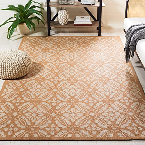 SAFAVIEH Chelsea Collection Area Rug - 9' x 12', Blush, Hand-Hooked French Coun…