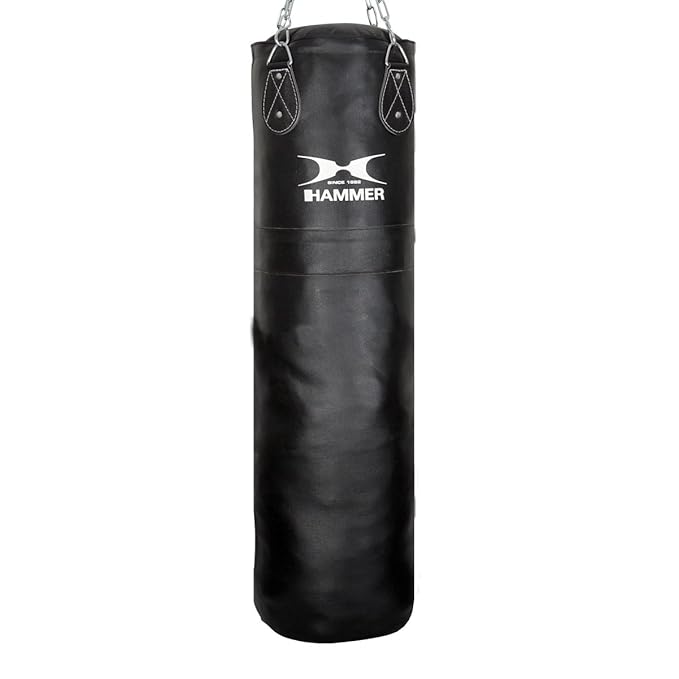 HAMMER Boxsack Premium Leder, schwarz