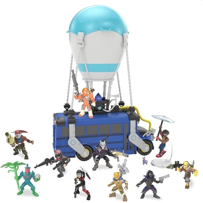 Bus de combat fortnite avec 10 figurines Clearance