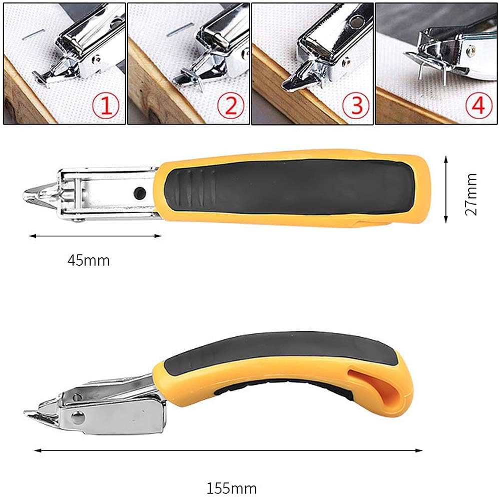 Staple Gun with Staples, 3-in-1 Staple Gun with Remover, Premium Heavy Duty Staple Nail Gun Kit with 1250 Staples - Upholstery Stapler for DIY Repair, Carpentry, Decoration, Furniture : Office Products