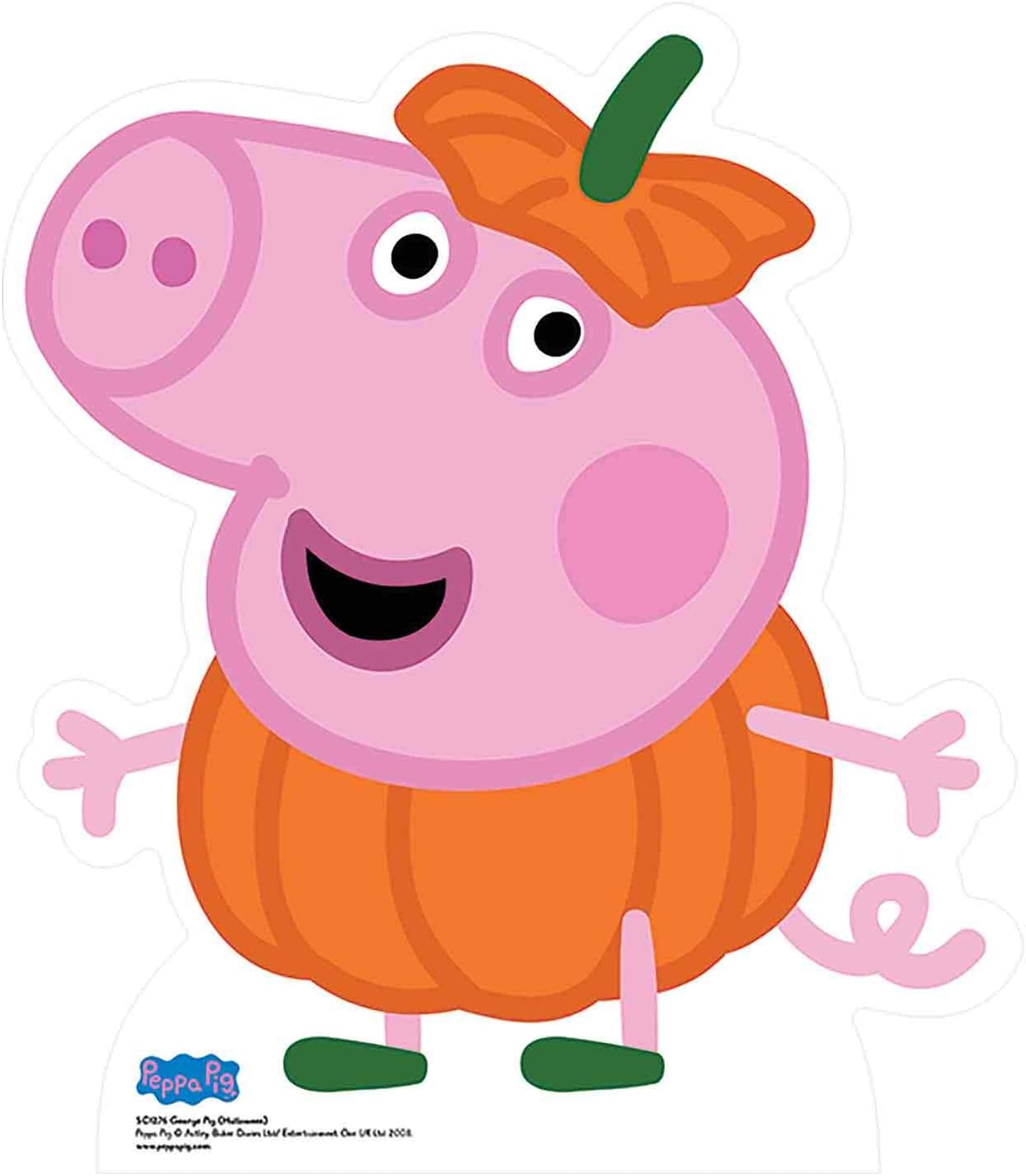 Official Star Cutouts George Pig (Peppa Pig Party Halloween) Cardboard Cutout 54cm Tall