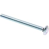 Prime-Line 9063153 Carriage Bolts, 5/16 In.-18 X 4 In., A307 Grade A Zinc Plated Steel (50 Pack)