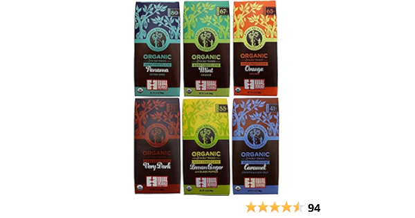 Amazon.com : Equal Exchange Organic Chocolate Bar Variety ...