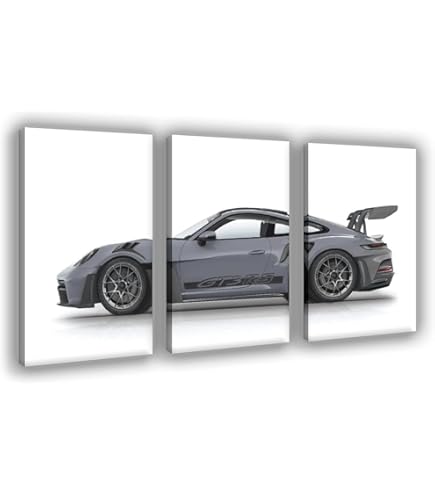 Décoration Murale En Métal - Silhouette De Voiture - Corvette C8 Stingray - 80 Cm - Toute L
