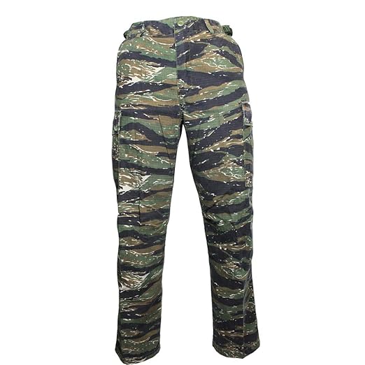 US Tiger Stripe Vietnam War Trousers Ripstop American BDU Combat