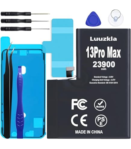 Amazon.com: JSYVKUTO 22800mAh Battery for iPhone 13 Pro Max
