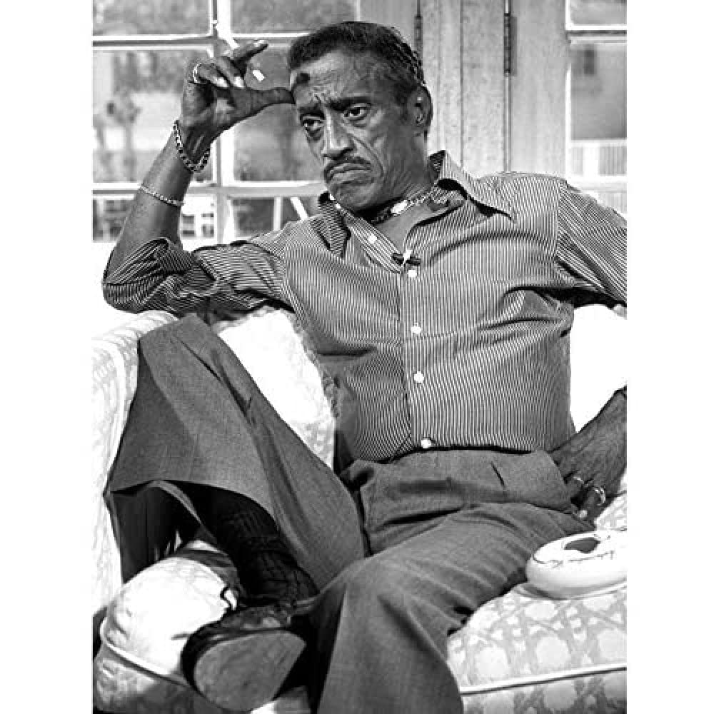 Allen Warren Portrait Entertainer Sammy Davis Jr Photo Art Print Canvas Premium Wall Decor Poster Mural