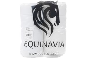 Equinavia No Bow Leg Wraps - Pair - White - 12 in