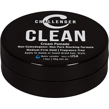 Amazon Com Clean Matte Cream Pomade Challenger 1 5oz Go Size