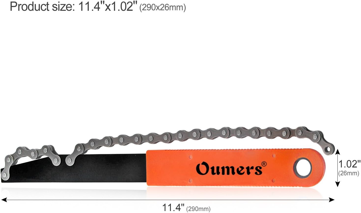 Oumers Bike Chain Tools Kit, Cassette Removal Tool Sprocket Remover Kit/Chain Whip and Cassette/Rotor Lockring Removal Tool with Guide Pin : Sports & Outdoors