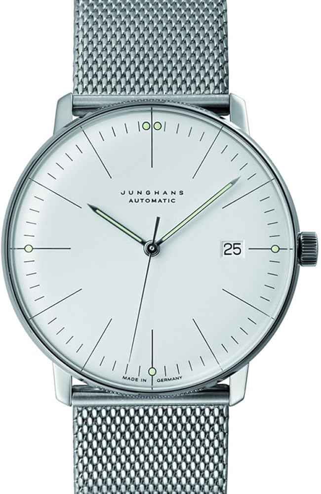 Junghans Reloj Max Bill Automatic Date Milanaise Amazon.es Relojes