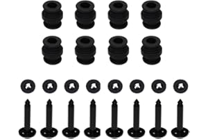 SAMLOO 8pcs Rubber Damper Shock Absorbers Balls and Anti-Drop Securing Pins for DJI Phantom 3 / Phantom 2 Professional Advanced Gimbal Mount Anti Vibration, Black