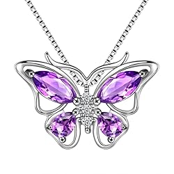 Aurora Tears 925 Sterling Silver Butterfly