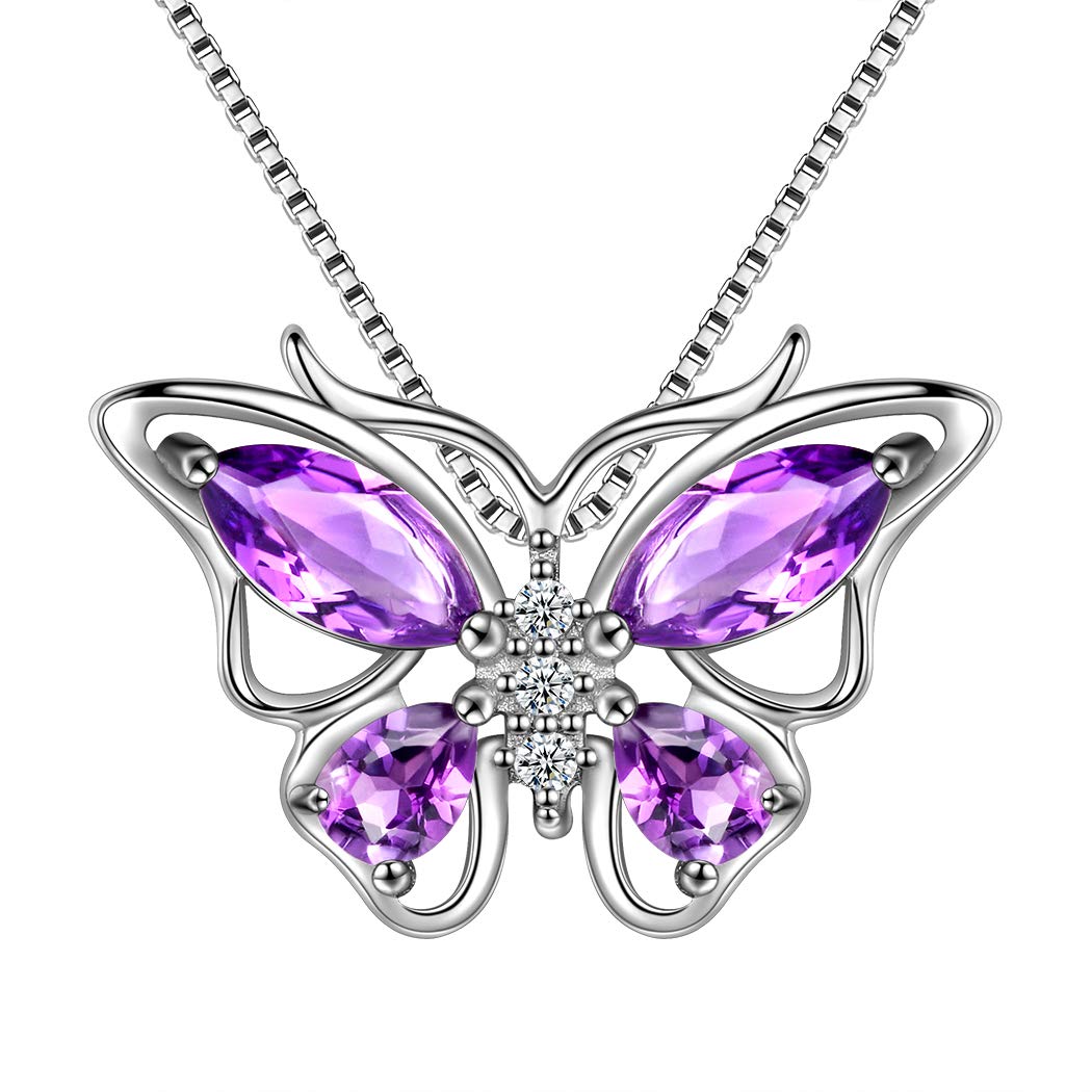 Aurora Tears 925 Sterling Silver Butterfly