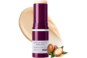 FLEUR LUXXE Calcium Multi Balm Stick for Face, Eyes, Lips & Neck – Korean Collagen Moisturizing Balm with Vitamin D & Shea Butter – Firming, Hydrating & Skin Barrier Care Stick for All Skin Types