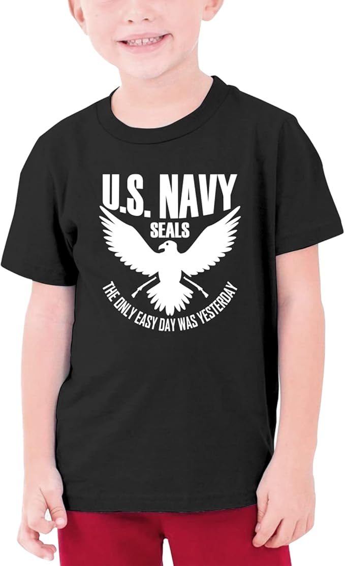 Navy Seals Kids TShirt Casual Youth Short Sleeve Top for