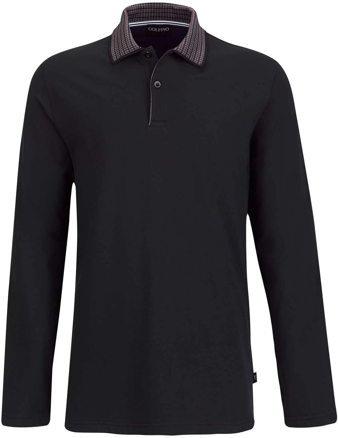 GOLFINO - Getaway Polo (Sun Protection) Men's Cotton Blend Long-Sleeve Golf Polo with UV 