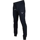 SCREENSHOT Sports Mens Premium Slim Fleece Pants Zipper Pockets - Athletic Jogger Fitness Workout Gym Sweatpants