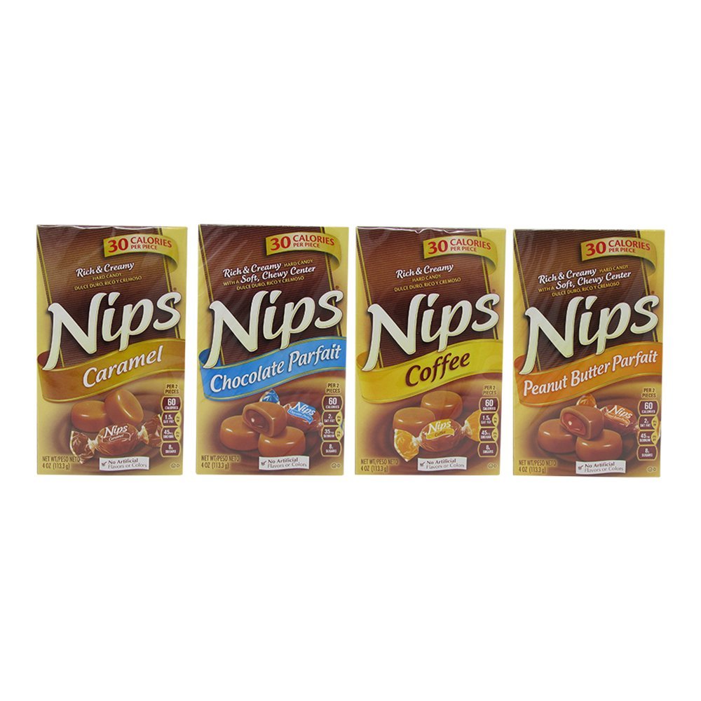 Nips Candy Box Butter Rum 4 oz Hard Candy Grocery