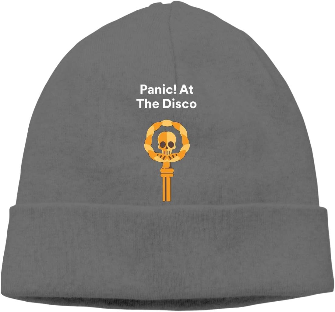 Funny Club Unisex Daily Beanie Skull Cap Panic! at The Disco Warm, Slouchy, Soft Headwear