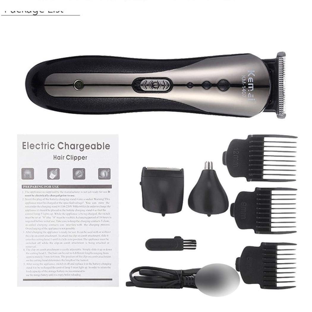 Haonike Outils multifonctionnels de Tondeuse de Cheveux de Tondeuse de Barbe de Rasoir électrique de Rasoir Accessoires et Outils