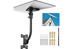 Anautin Starlink Gen 3 Mount — Adjustable 180°-Degree Installation kit with Waterproof Design Suitable for Wooden Roofs and Walls, ensuring Optimal Satellite Internet Signal Alignment.
