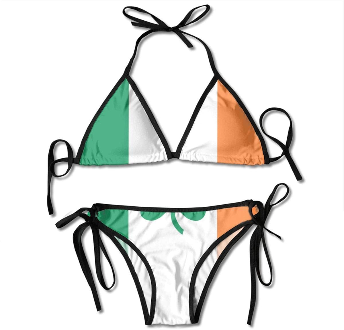 Irish Flag Bikini Set Irish Flag Bikini Top Sexy Irish Flag Bikini