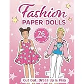Cut out paper dolls: Fashion paper dolls for daughter or granddaughter