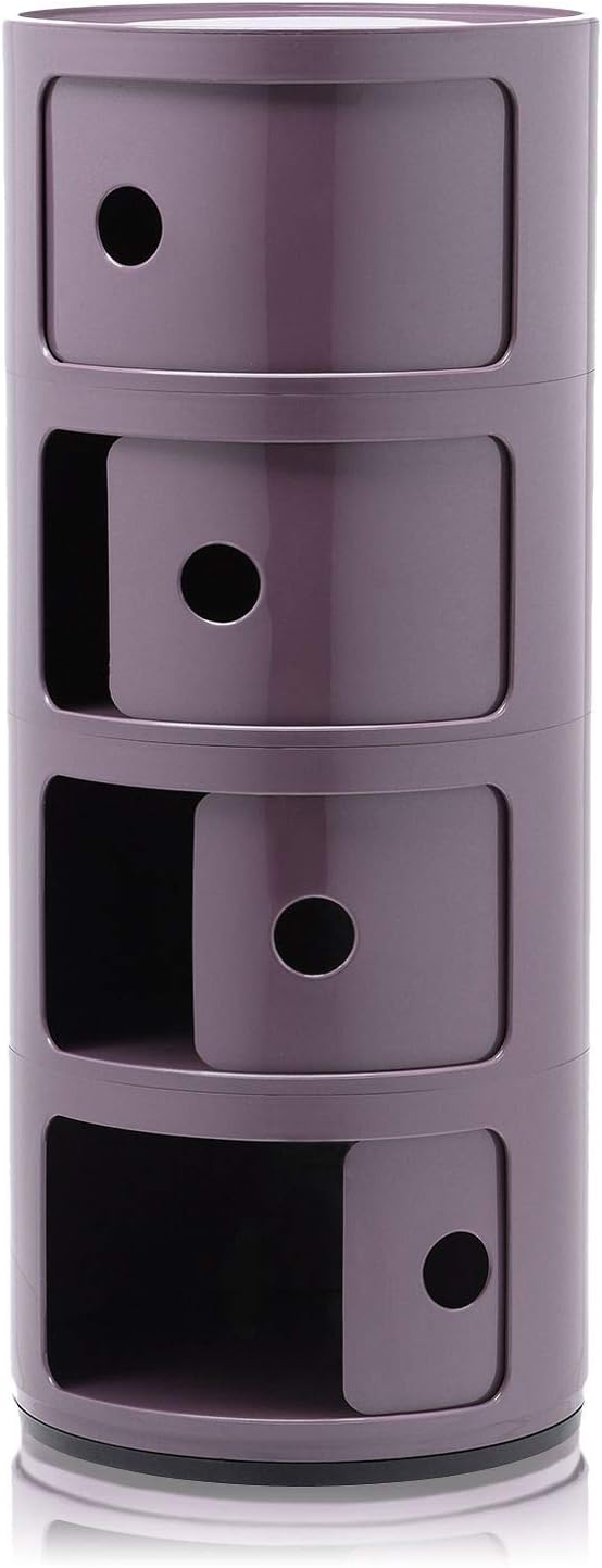 Kartell Componibili Furniture, Purple, 32x32x77 cm - Image 3