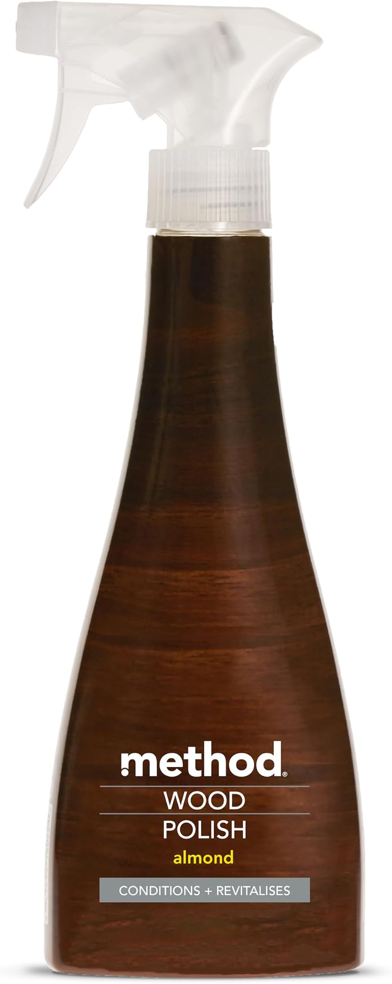 Method Wood Polish Spray Almond Scent 354ml Wood Cleaner Moisturising Oil