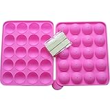 Rbenxia Silicone Cake Mold 20-cavity Half Circle