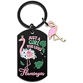 Celunux Cute Flamingo Gifts For Women Girl Pink Flamingo Keychain For Flamingos Lovers Flamingo Charms Decor For Girls Teens Pink Gifts For Women Christmas Birthday Gift For Her Girls