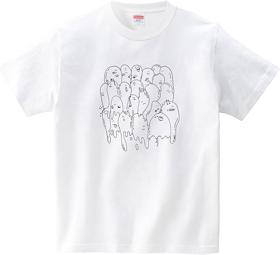 Amazon イタクシーズ Tシャツ おばけ Sumire メンズ Tシャツ カットソー 通販