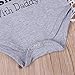 Infant Baby Boy Girl Romper Jumpsuit Bodysuit Outfits Sunsuit One-pieces(0-6 months, grey)