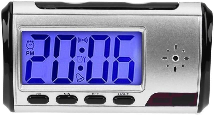 Sekuai Mini HD DVR Hidden Camera Alarm Clock Motion Detection Video Recorder Cam