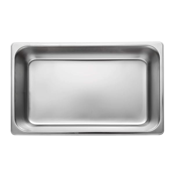 KICHWIT STAINLESS STEEL CAT LITTER BOX, METAL LITTER PAN FOR CAT, NON STICK SMOOTH SURFACE, 21.1″ L X 13.1″ W X 6″ H