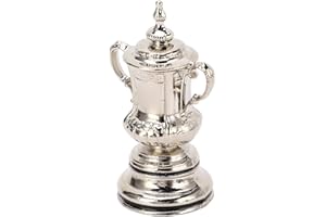 LUCKDANO Football FA Cup Mini Soccer Game Trophy Cup Model - High Simulation Metal Football League Trophy Ornaments Decor, Pe