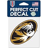 Wincraft NCAA University of Missouri Tigers 4" x 4" Perfect Cut Color Decal
