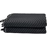 JZHLLA 72" x 40" Studio Large Sound Dampening Blanket, Sound Insulated Blanket Sound Absorbing Blanket with Grommets for Soun