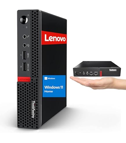 Amazon.com: Lenovo ThinkCentre Tiny Business Desktop Mini PC, AMD