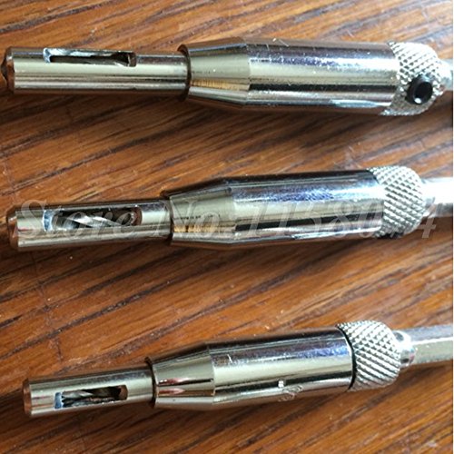 Generic 3pc Hinge Drill Bit Set Self Centering Hole 7/64 9/64 11/64 Door Lock & Hinge Drill Bit Self Centering for Wood Metal Plastic