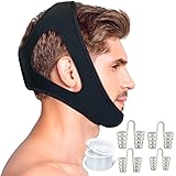 Ks-Health Anti Snoring Chin Strap-Effective Snoring Solution and Anti Snoring Devices-Adjustable Stop Snoring Chin Strap for 