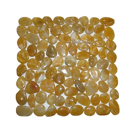 Xtxwen Floor Tile Cobblestone Mosaic High Light Fish Pond Tile