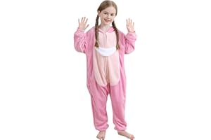 QSTYLE Unisex Children Animal Onesie, Halloween Costume Christmas Pajamas For Girls and Boys 4-13Y