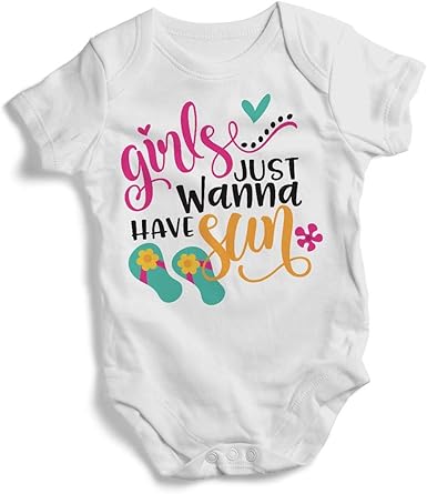 colourful baby bodysuits
