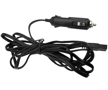 12 V Auto-Kabel, für kleinen Kühlschrank, Kühlbox, Zigarettenanzünder-Anschlusskabel, 2,5 m lang, 10 A Sicherung