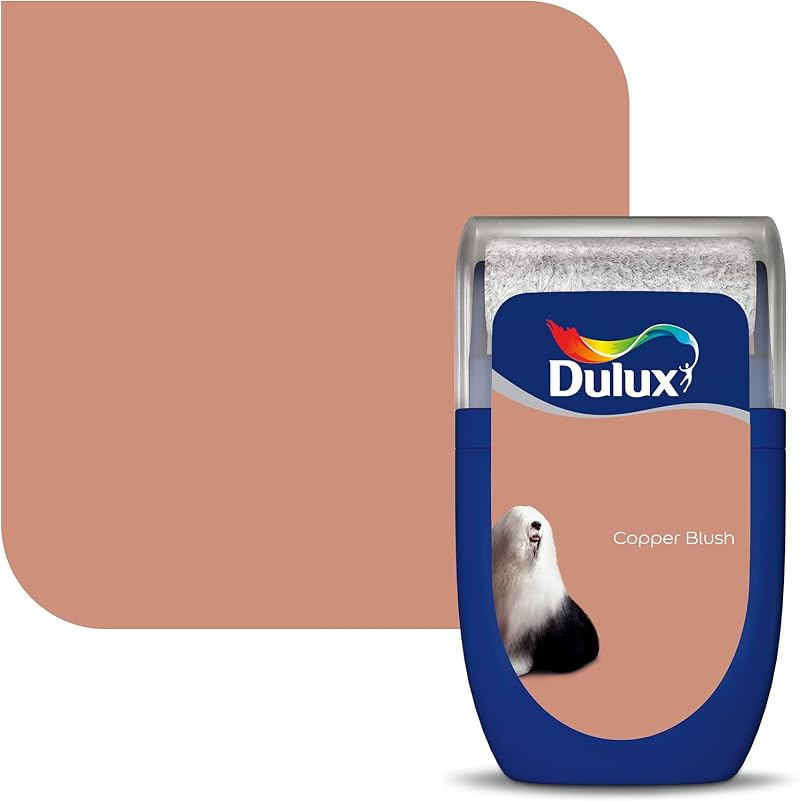 Dulux Walls & Ceilings Tester Paint Copper Blush 30 ml