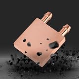 Yunir Pure Copper Water Cooling Block 40mm GPU CPU Liquid Cooler Heat Exchanger view 3