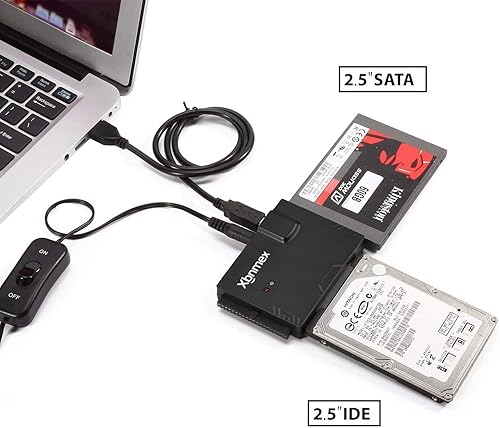 Xbnmex IDE SATA to USB Cable Hard Drive Reader IDE SATA PATA