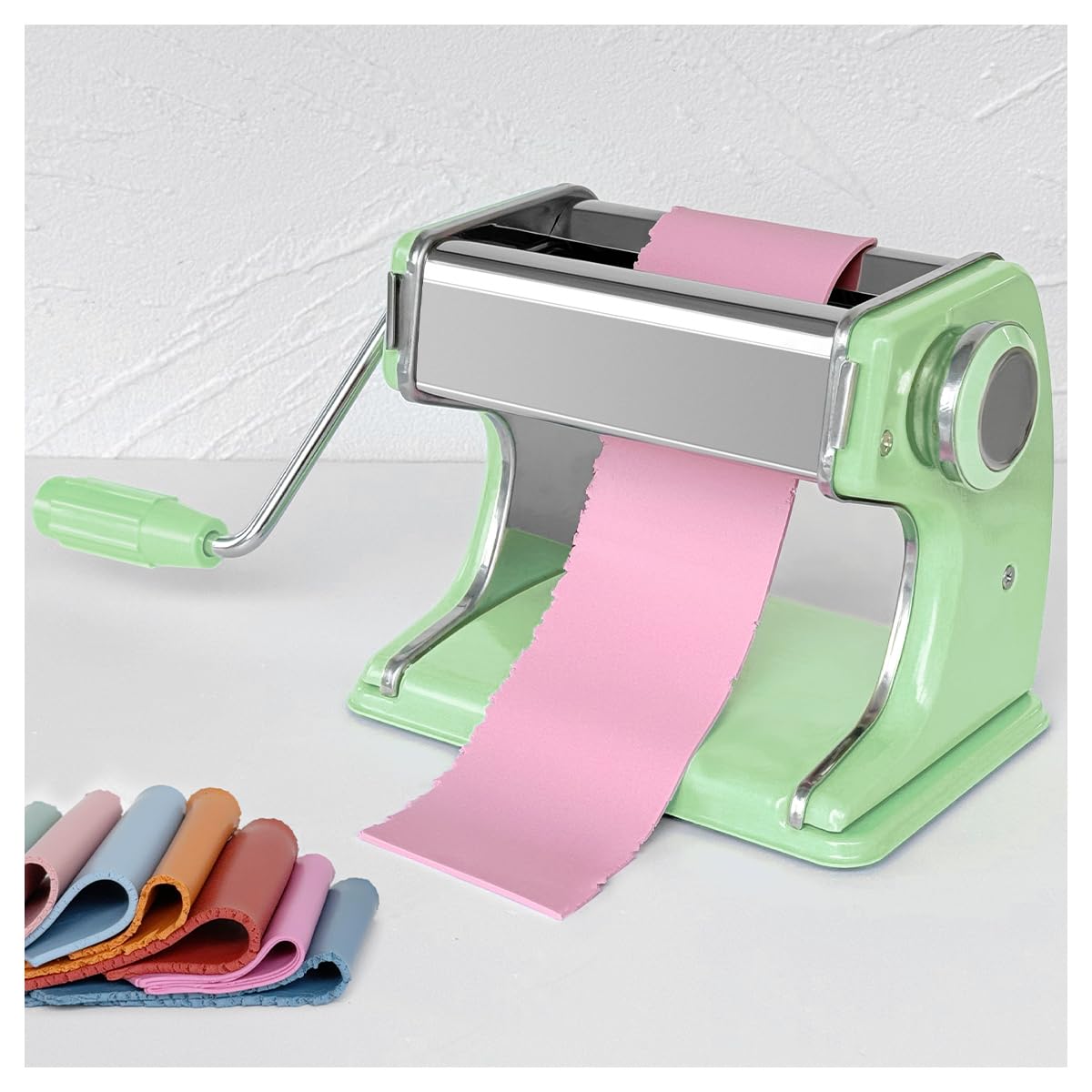 Photo 1 of KEOKER Clay Press Machine, Polymer Clay Press Machine for Making Clay Earrings, Polymer Clay Tools, Polymer Clay Roller Machine